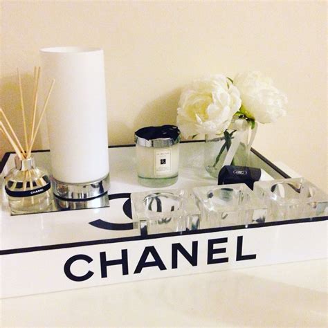 setting up a chanel inspired coffee bar|how to decorate coffee bar.